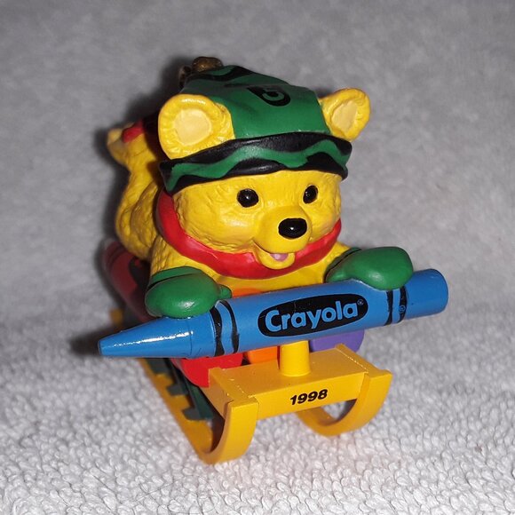 Hallmark Bright Sledding Colors, Crayola Crayon Series, 1998 - Picture 1 of 4